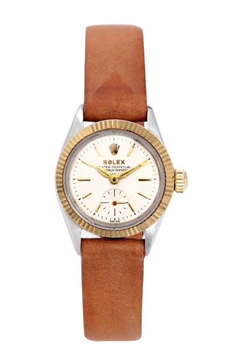 rolex womans leather watch bands|Rolex ladies oyster perpetual.